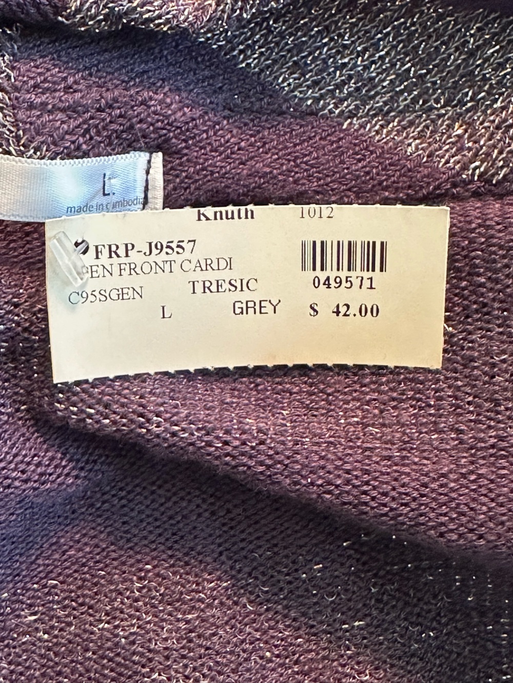 NWT Femme open front cardigan - Picture 15 of 15
